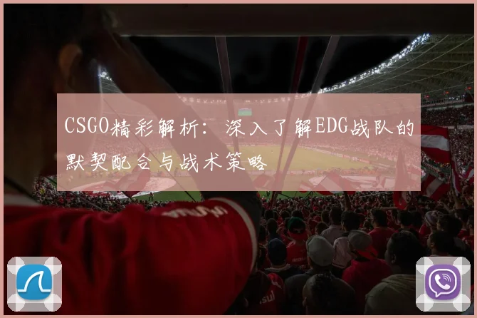 CSGO精彩解析：深入了解EDG战队的默契配合与战术策略